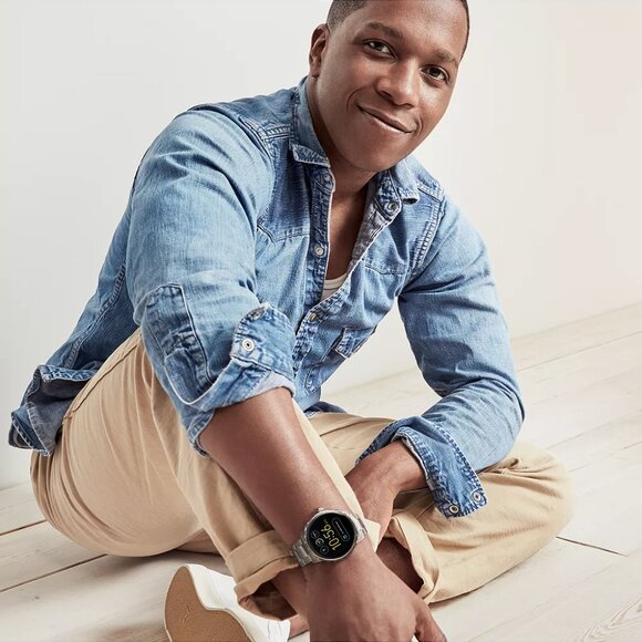 FOSSIL Q Marshal Gen 2 Smartwatch Smoke Gunmetal Stainless Steel 45mm FTW2108 - Picture 3 of 16